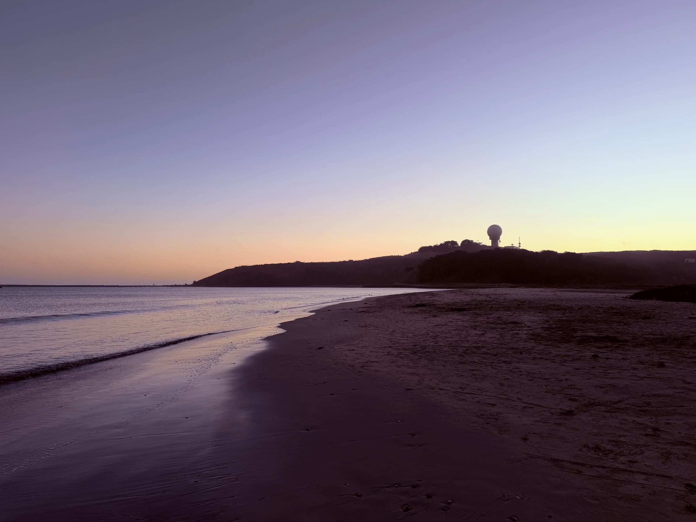 Half-moon bay sunset session